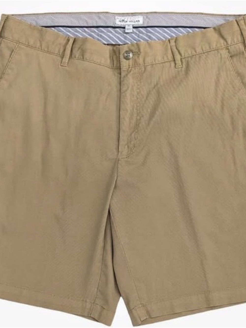 Mens Peter Millar Khaki Golf Shorts Size 34